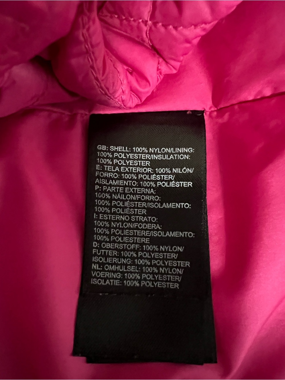 The North Face Women's Quilted Hot Pink Zip Jacket M - Picture 8 of 16